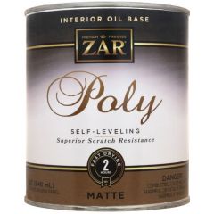 Лак полиуретановый Zar Interior Oil Base Poly матовый 0,946 л (33912)