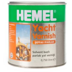 Лак яхтный на основе растворителя Hemel Yacht Varnish глянцевый 5600Н Бесцветный 0,75 л