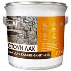 Лак для камня и кирпича Perfekta (Пэрфекта) Стоун Лак 2,7 кг