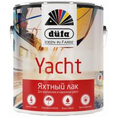 Лак яхтный Dufa (Дюфа) алкидно-полиуретановый Retail Yacht полуматовый 2 л