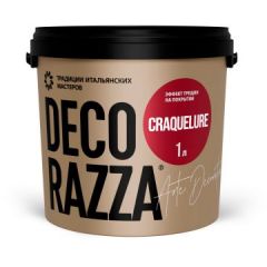Лак Decorazza (Декоразза) Craquelure с эффектом растрескавшейся краски 1 л