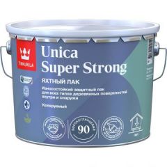 Лак яхтный Tikkurila/Tikkivala (Тиккурила/Тиккивала) Unica Super Strong EP 90 глянцевый 9 л