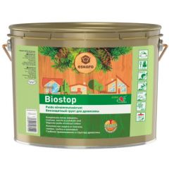 Биозащитный грунт для древесины Eskaro (Эскаро) Biostop 0,9 л