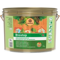 Биозащитный грунт для древесины Eskaro (Эскаро) Biostop 9 л