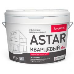 Грунтовка Bayramix (Байрамикс) Astar кварцевая B1 белая 4 кг (BAK-04)