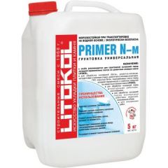Грунтовка Litokol Primer N-м универсальная 5 кг
