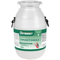 Грунтовка Оптимист G 107 глубокого проникновения для внутренних работ 50 л