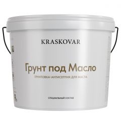 Грунт-антисептик для масла Kraskovar (Красковар) Wood Oil Primer 9 л, 1900002253