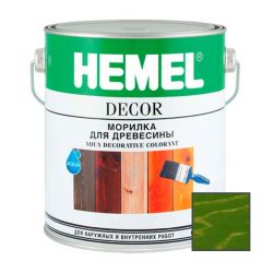 Морилка для древесины на водной основе Hemel Aqua Decorative Colorant 1225Н Зеленая 0,1 л