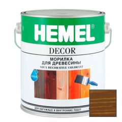 Морилка для древесины на водной основе Hemel Aqua Decorative Colorant 1222Н Табак 0,1 л