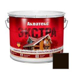 Защитно-декоративное покрытие Акватекс (Aquateks) Экстра для древесины Палисандр 9 л