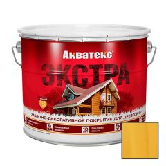 Защитно-декоративное покрытие Акватекс (Aquateks) Экстра для древесины Сосна 9 л