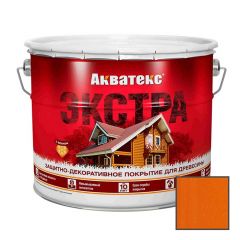 Защитно-декоративное покрытие Акватекс (Aquateks) Экстра для древесины Орегон 9 л