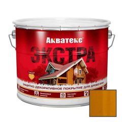 Защитно-декоративное покрытие Акватекс (Aquateks) Экстра для древесины Дуб 9 л