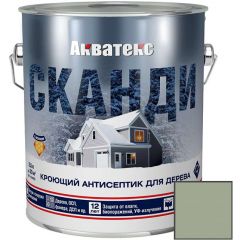 Кроющий антисептик для древесины Акватекс (Aquateks) Сканди База А Фьорд 2,5 л