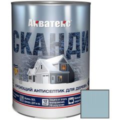 Кроющий антисептик для древесины Акватекс (Aquateks) Сканди База А Северное море 0,75 л