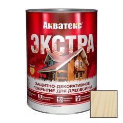 Защитно-декоративное покрытие Акватекс (Aquateks) Экстра для древесины бесцветный 0,8 л
