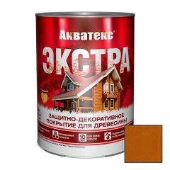 Защитно-декоративное покрытие Акватекс (Aquateks) Экстра для древесины тик 0,8 л