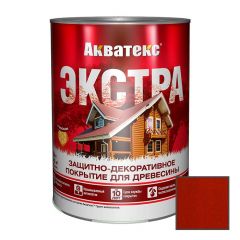 Защитно-декоративное покрытие Акватекс (Aquateks) Экстра для древесины рябина 0,8 л