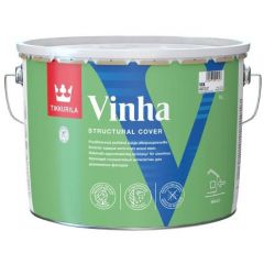 Кроющий антисептик для деревянных фасадов Tikkurila (Тиккурила) Vinha База С 9 л