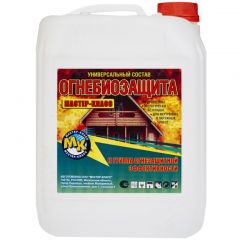Огнебиозащита для древесины Мастер-Класс 2-ой группы бесцветный 3 л
