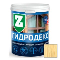Пропитка защитно-декоративная Зелест (Zelest) Гидродекор Д-1 с УФ фильтром Бесцветный 0,9 кг