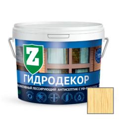 Пропитка защитно-декоративная Зелест Гидродекор Д-1 с УФ фильтром Бесцветный 9 кг
