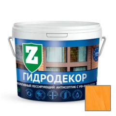Пропитка защитно-декоративная Зелест Гидродекор Д-1 с УФ фильтром Осенний клен 9 кг