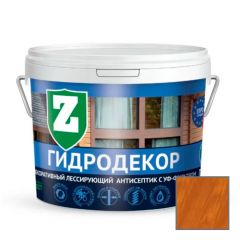 Пропитка защитно-декоративная Зелест Гидродекор Д-1 с УФ фильтром Ореховое дерево 9 кг
