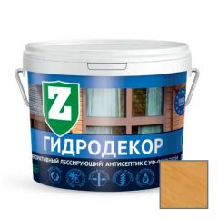 Пропитка защитно-декоративная Зелест Гидродекор Д-1 с УФ фильтром Золотой дуб 9 кг
