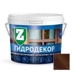 Пропитка защитно-декоративная Зелест Гидродекор Д-1 с УФ фильтром Венге 9 кг