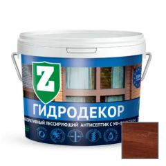 Пропитка защитно-декоративная Зелест Гидродекор Д-1 с УФ фильтром Палисандр 9 кг