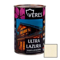 Декоративная пропитка для дерева Veres Ultra Lazure Бесцветный шелковисто-глянцевая 0,9 л