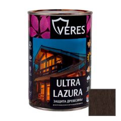 Декоративная пропитка для дерева Veres Ultra Lazure Палисандр шелковисто-глянцевая 0,9 л