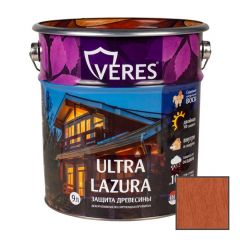 Декоративная пропитка для дерева Veres Ultra Lazure Золотой бор шелковисто-глянцевая 9 л