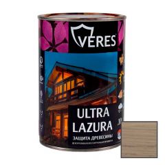 Декоративная пропитка для дерева Veres Ultra Lazure Старая древесина шелковисто-глянцевая 0,9 л