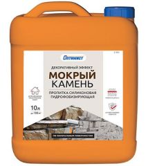 Пропитка водоотталкивающая Оптимист C 404 мокрый камень силиконовая гидрофобизирующая 10 л