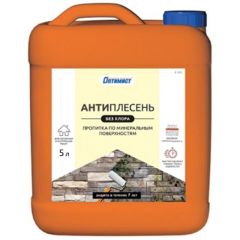 Пропитка Оптимист C 412 по минеральным поверхностям без хлора для наружных и внутренних работ 5 л