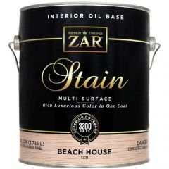 Масло льняное тонирующее Zar Interior Oil Base Stain Пляжный домик (Beach House) 3,78 л (13913)