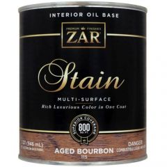 Масло льняное тонирующее Zar Interior Oil Base Stain Выдержанный бурбон (Aged Bourbon) 0,946 л (11512)