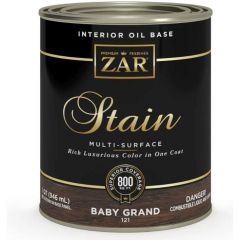 Масло льняное тонирующее Zar Interior Oil Base Stain Черный (Baby Grand) 0,946 л (12112)