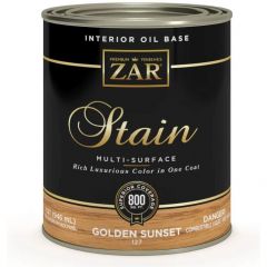Масло льняное тонирующее Zar Interior Oil Base Stain Золотой закат (Golden Sunset) 0,946 л (12712)
