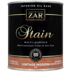 Масло льняное тонирующее Zar Interior Oil Base Stain Винтажный модерн (Vintage Modern) 0,946 л (12912)