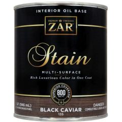 Масло льняное тонирующее Zar Interior Oil Base Stain Черная икра (Black Caviar) 0,946 л (13512)