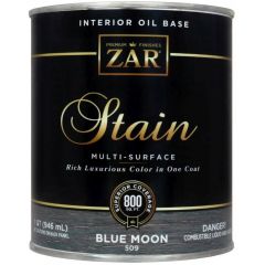 Масло льняное тонирующее Zar Interior Oil Base Stain Голубая луна (Blue Moon) 0,946 л (50912)