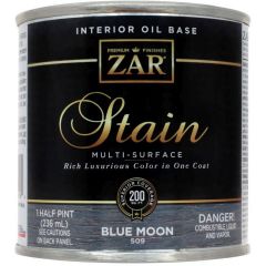 Масло льняное тонирующее Zar Interior Oil Base Stain Голубая луна (Blue Moon) 0,236 л (50906)