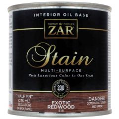 Масло льняное тонирующее Zar Interior Oil Base Stain Экзотический палисандр (Exotic Redwood) 0,236 л (51806)