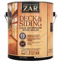 Масло палубное Zar Deck & Siding Clear Waterproof Wood Sealer бесцветный 3,78 л (78813)