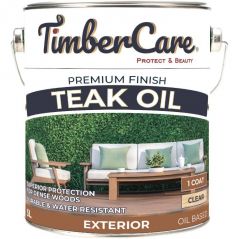 Масло тиковое натуральное TimberCare (Тимберкере) Premium Finish Teak Oil матовый прозрачный (358200) 5 л