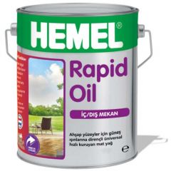 Масло с ускоренным временем высыхания Hemel Rapid Oil матовый 3600H Бесцветная база 2,4 л